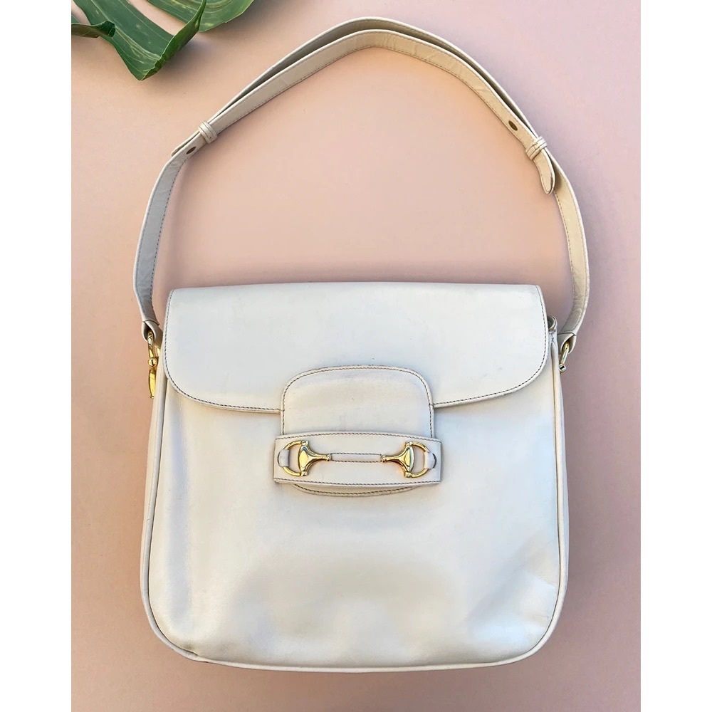 Vintage Gucci: Unused 70s Bone Leather
Gucci Bag